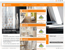Tablet Screenshot of ceramika-arte.pl